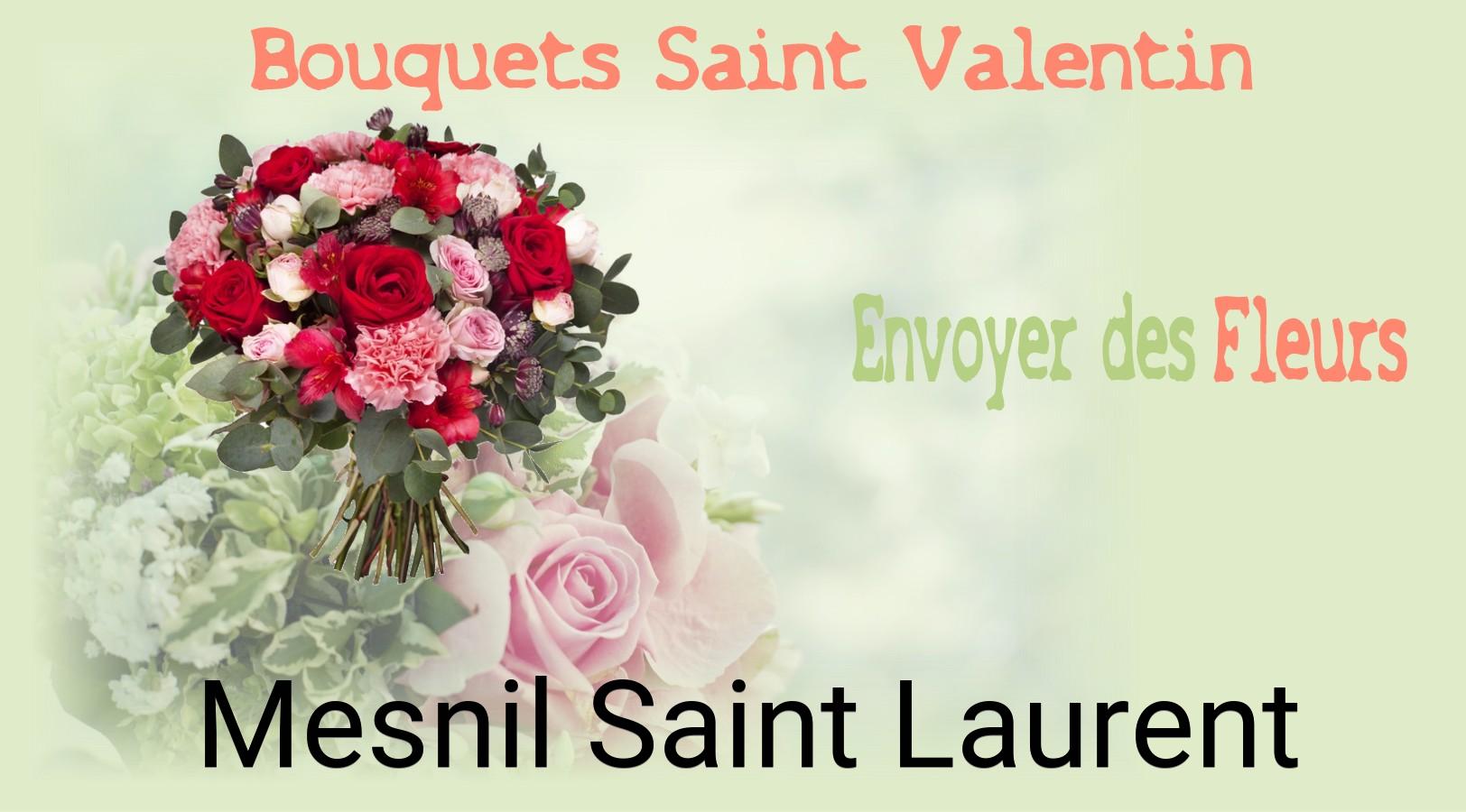 Roses de Saint-Valentin livrées à Mesnil-Saint-Laurent